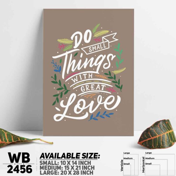 DDecorator Do The Things You Love - Motivational Wall Decoration And Home Decoration PVC Wall Board And Wall Canvas - WB2456