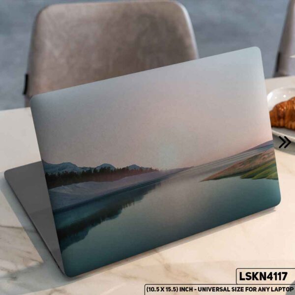 Horizon Art Digital Illustration Matte Finished Removable Waterproof Laptop Sticker & Laptop Skin (Including FREE Accessories) - LSKN4117 - DDecorator