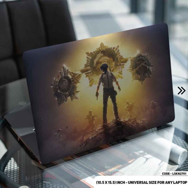 Digital Character Matte Finished Removable Waterproof Laptop Sticker & Laptop Skin (Including FREE Accessories) - LSKN2701 - DDecorator
