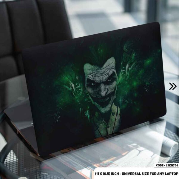 JOKER Matte Finished Removable Waterproof Laptop Sticker & Laptop Skin (Including FREE Accessories) - LSKN784 - DDecorator