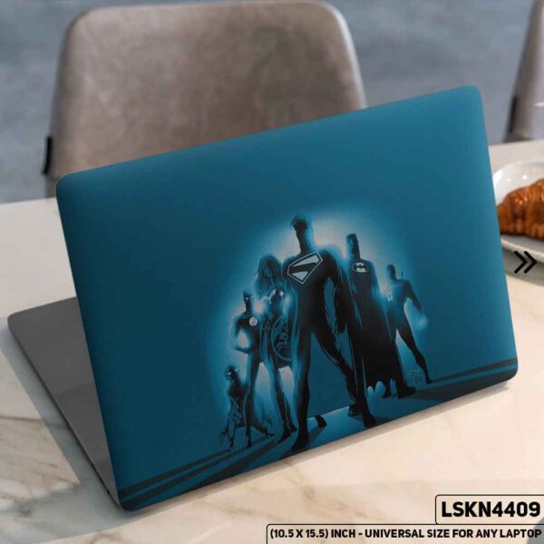 Superman Batman Justice League Matte Finished Removable Waterproof Laptop Sticker & Laptop Skin (Including FREE Accessories) - LSKN4409 - DDecorator
