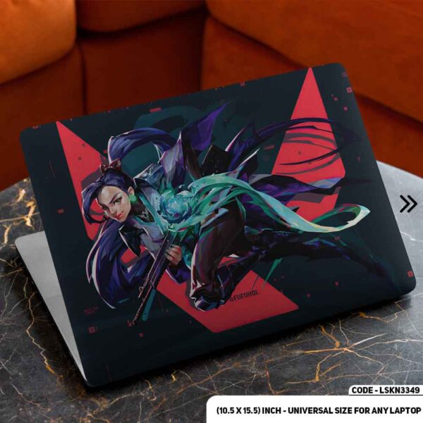 Valorant Digital Character Matte Finished Removable Waterproof Laptop Sticker & Laptop Skin (Including FREE Accessories) - LSKN3349 - DDecorator