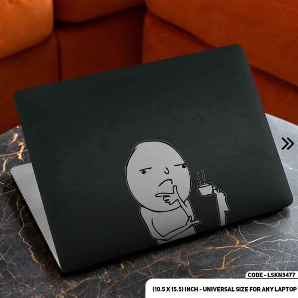 Digital Character Illustration Matte Finished Removable Waterproof Laptop Sticker & Laptop Skin (Including FREE Accessories) - LSKN3477 - DDecorator