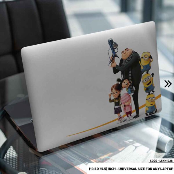 Minions Matte Finished Removable Waterproof Laptop Sticker & Laptop Skin (Including FREE Accessories) - LSKN1028 - DDecorator