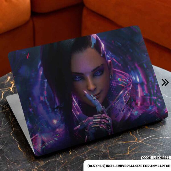 Digital Fantacy Anime Digital Art Illustration Matte Finished Removable Waterproof Laptop Sticker & Laptop Skin (Including FREE Accessories) - LSKN3372 - DDecorator