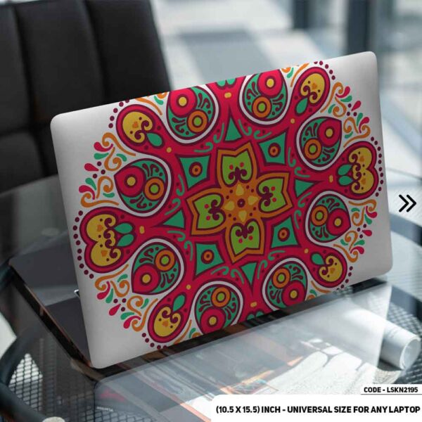 Seamless Geomatric Pattern Matte Finished Removable Waterproof Laptop Sticker & Laptop Skin (Including FREE Accessories) - LSKN2195 - DDecorator