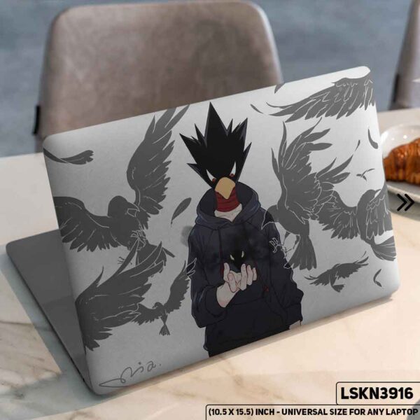 Anime Character Illustration Matte Finished Removable Waterproof Laptop Sticker & Laptop Skin (Including FREE Accessories) - LSKN3915 - DDecorator