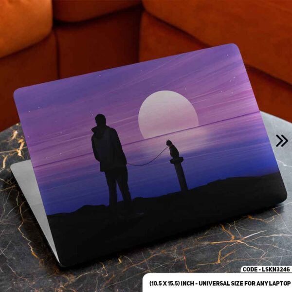 Digital Fantacy Anime Cartoon Art Illustration Matte Finished Removable Waterproof Laptop Sticker & Laptop Skin (Including FREE Accessories) - LSKN3246 - DDecorator