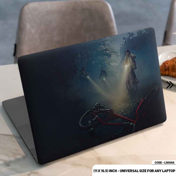Stranger Things Matte Finished Removable Waterproof Laptop Sticker & Laptop Skin (Including FREE Accessories) - LSKN666 - DDecorator