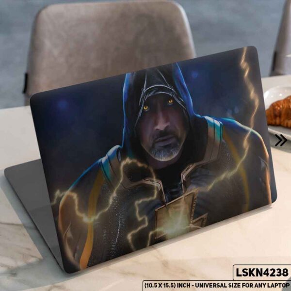 Black Adam DC Universe Matte Finished Removable Waterproof Laptop Sticker & Laptop Skin (Including FREE Accessories) - LSKN4238 - DDecorator