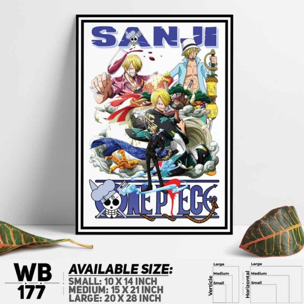 DDecorator One Piece Anime Manga series Wall Decoration And Home Decoration PVC Wall Board And Wall Canvas - WB177