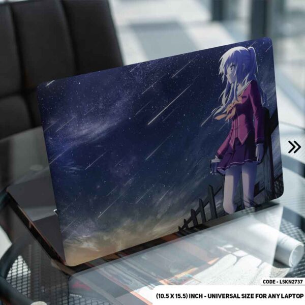 Digital Fantacy Anime Illustration Matte Finished Removable Waterproof Laptop Sticker & Laptop Skin (Including FREE Accessories) - LSKN2737 - DDecorator