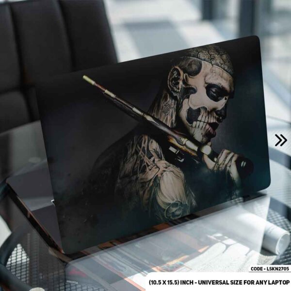 Suicide Squad Character Matte Finished Removable Waterproof Laptop Sticker & Laptop Skin (Including FREE Accessories) - LSKN2705 - DDecorator