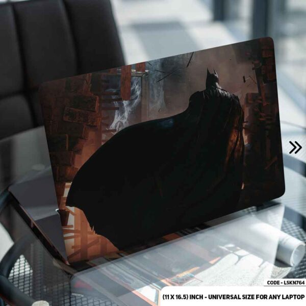 Batman Logo Matte Finished Removable Waterproof Laptop Sticker & Laptop Skin (Including FREE Accessories) - LSKN764 - DDecorator