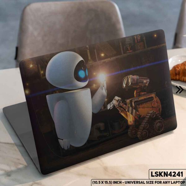 Robot Character Matte Finished Removable Waterproof Laptop Sticker & Laptop Skin (Including FREE Accessories) - LSKN4241 - DDecorator