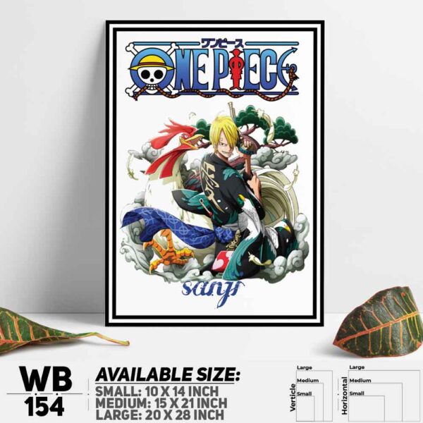 DDecorator One Piece Anime Manga series Wall Decoration And Home Decoration PVC Wall Board And Wall Canvas - WB154