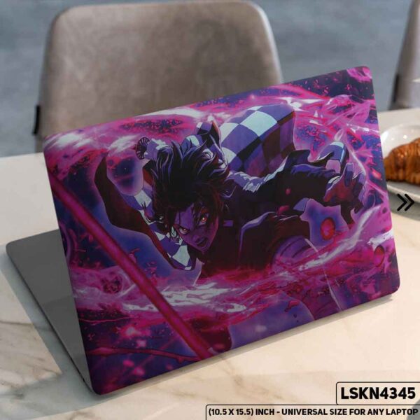 Demon Slayer: Kimetsu no Yaiba Matte Finished Removable Waterproof Laptop Sticker & Laptop Skin (Including FREE Accessories) - LSKN4345 - DDecorator