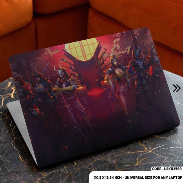 Digital Character Illustration Matte Finished Removable Waterproof Laptop Sticker & Laptop Skin (Including FREE Accessories) - LSKN3569 - DDecorator