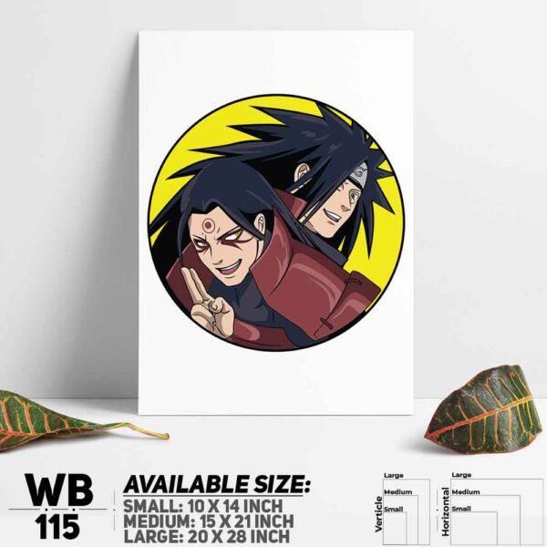 DDecorator Naruto Uzumak Manga Naruto Anime Wall Decoration And Home Decoration PVC Wall Board And Wall Canvas - WB115