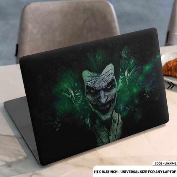 JOKER Matte Finished Removable Waterproof Laptop Sticker & Laptop Skin (Including FREE Accessories) - LSKN742 - DDecorator