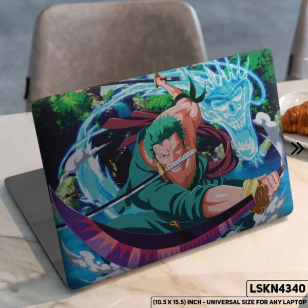 One Piece Manga Series Monkey D. Luffy Straw Hat  Matte Finished Removable Waterproof Laptop Sticker & Laptop Skin (Including FREE Accessories) - LSKN4340 - DDecorator