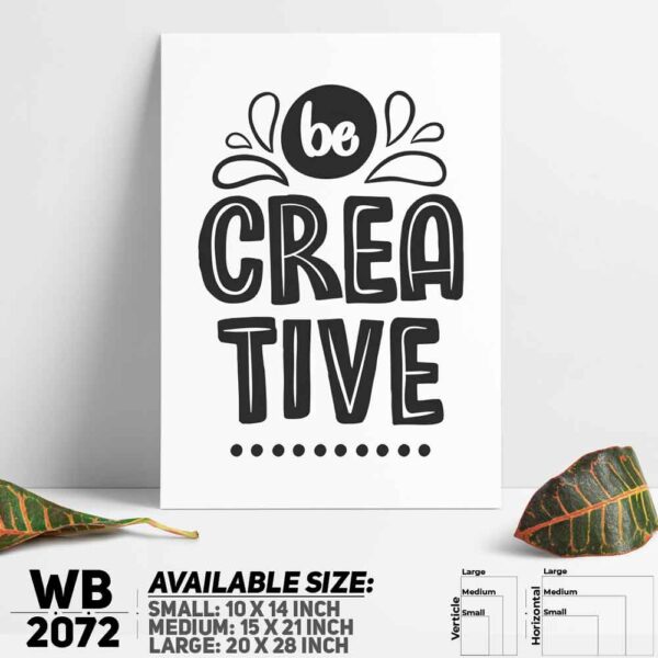 DDecorator Creative - Motivational Wall Decoration And Home Decoration PVC Wall Board And Wall Canvas - WB2072