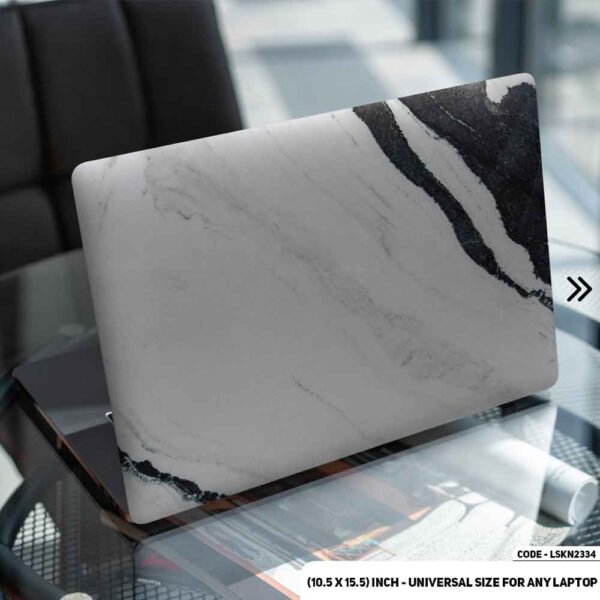 Liquid Marble Texture Matte Finished Removable Waterproof Laptop Sticker & Laptop Skin (Including FREE Accessories) - LSKN2334 - DDecorator