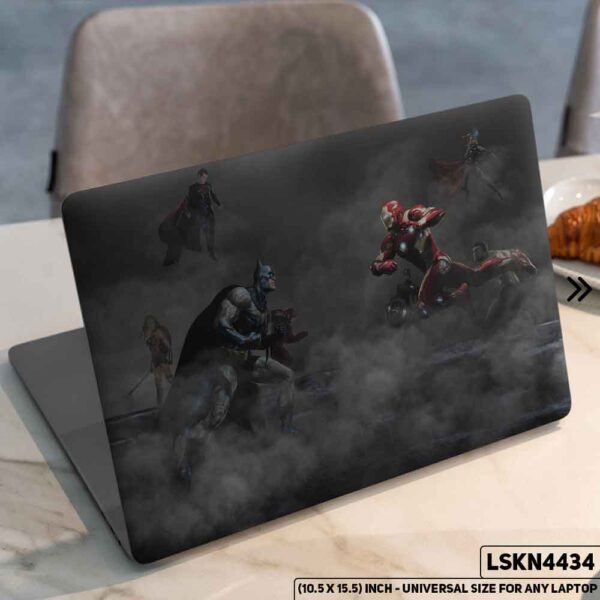 Flash Justice League Matte Finished Removable Waterproof Laptop Sticker & Laptop Skin (Including FREE Accessories) - LSKN4434 - DDecorator