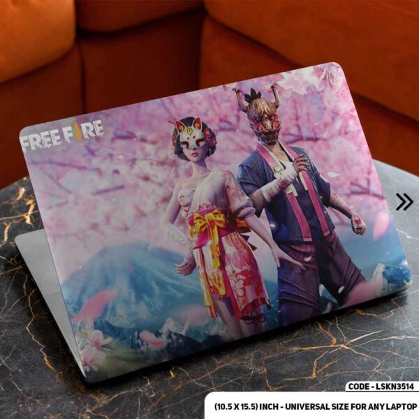 Digital Character Illustration Matte Finished Removable Waterproof Laptop Sticker & Laptop Skin (Including FREE Accessories) - LSKN3514 - DDecorator