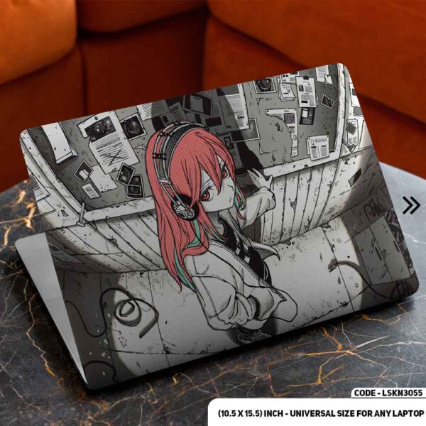 Digital Fantacy Cartoon Art Illustration Matte Finished Removable Waterproof Laptop Sticker & Laptop Skin (Including FREE Accessories) - LSKN3055 - DDecorator