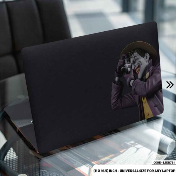 JOKER Matte Finished Removable Waterproof Laptop Sticker & Laptop Skin (Including FREE Accessories) - LSKN781 - DDecorator