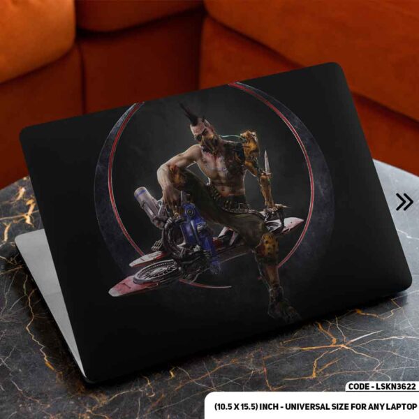 Digital Character Illustration Matte Finished Removable Waterproof Laptop Sticker & Laptop Skin (Including FREE Accessories) - LSKN3622 - DDecorator