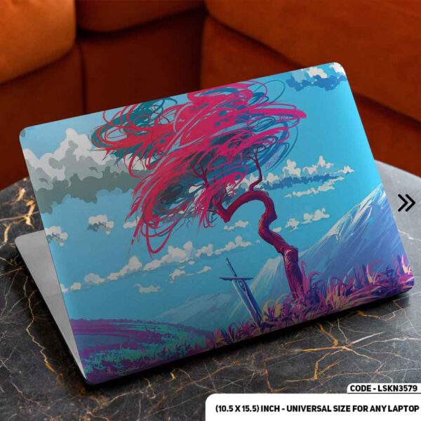 Fantacy Digital Illustration Matte Finished Removable Waterproof Laptop Sticker & Laptop Skin (Including FREE Accessories) - LSKN3579 - DDecorator