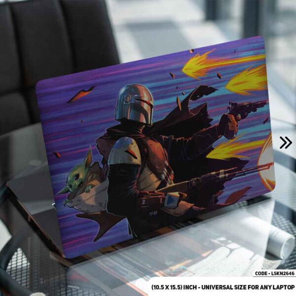 Fantasy Fighting Illustration Matte Finished Removable Waterproof Laptop Sticker & Laptop Skin (Including FREE Accessories) - LSKN2646 - DDecorator