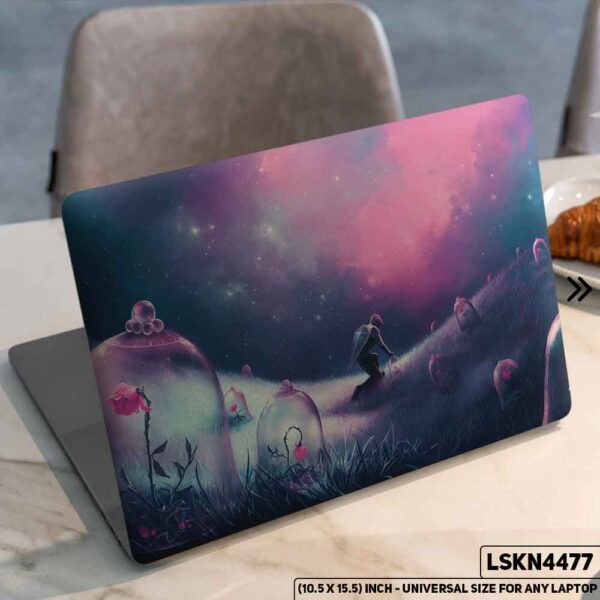 Fantacy Art Digital Illustration Matte Finished Removable Waterproof Laptop Sticker & Laptop Skin (Including FREE Accessories) - LSKN4477 - DDecorator