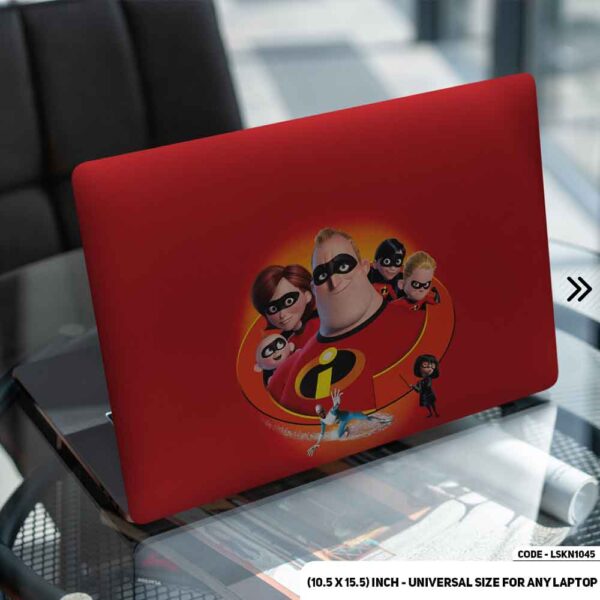 The Incredibles Matte Finished Removable Waterproof Laptop Sticker & Laptop Skin (Including FREE Accessories) - LSKN1045 - DDecorator