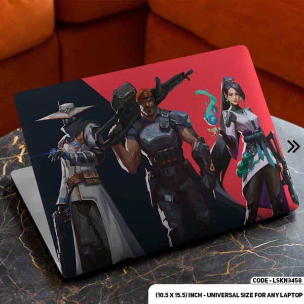 Digital Character Illustration Matte Finished Removable Waterproof Laptop Sticker & Laptop Skin (Including FREE Accessories) - LSKN3458 - DDecorator