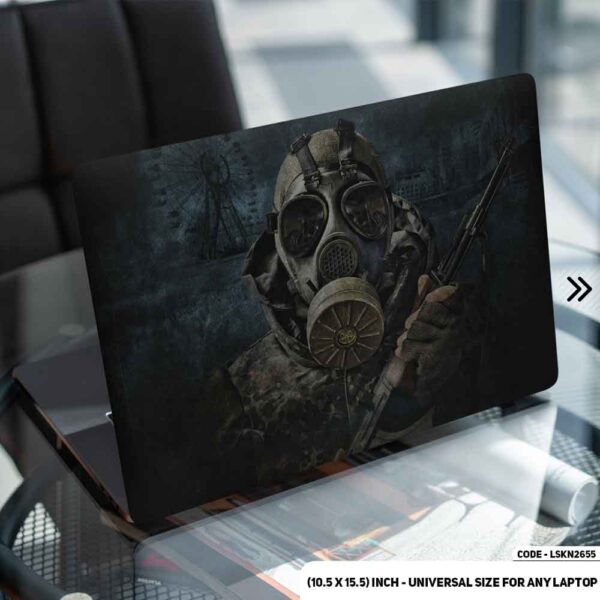 Digital Character Matte Finished Removable Waterproof Laptop Sticker & Laptop Skin (Including FREE Accessories) - LSKN2655 - DDecorator