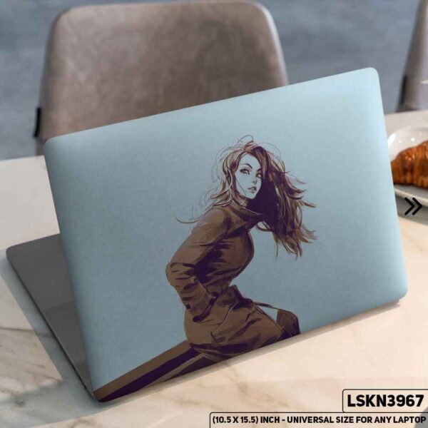 Fantacy Art Digital Illustration Matte Finished Removable Waterproof Laptop Sticker & Laptop Skin (Including FREE Accessories) - LSKN3967 - DDecorator
