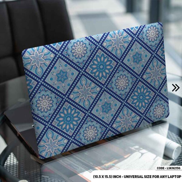 Seamless Geomatric Pattern Matte Finished Removable Waterproof Laptop Sticker & Laptop Skin (Including FREE Accessories) - LSKN2156 - DDecorator