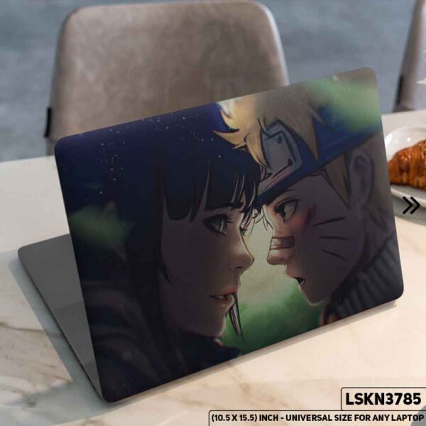 NARUTO Anime Character Illustration Matte Finished Removable Waterproof Laptop Sticker & Laptop Skin (Including FREE Accessories) - LSKN3785 - DDecorator