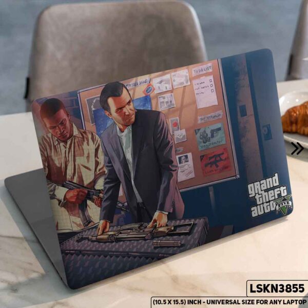 Digital Character Illustration Matte Finished Removable Waterproof Laptop Sticker & Laptop Skin (Including FREE Accessories) - LSKN3855 - DDecorator