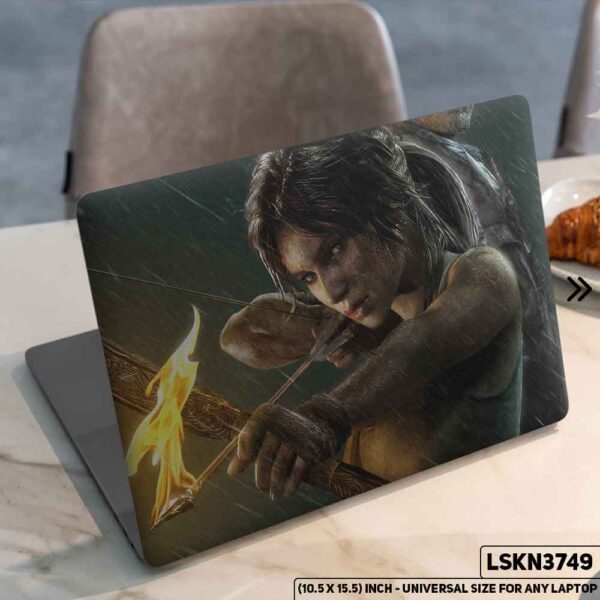 Digital Character Illustration Matte Finished Removable Waterproof Laptop Sticker & Laptop Skin (Including FREE Accessories) - LSKN3749 - DDecorator