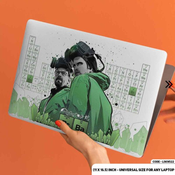 Chemistry Chamical chart Of Breaking Bad Matte Finished Removable Waterproof Laptop Sticker & Laptop Skin (Including FREE Accessories) - LSKN522 - DDecorator