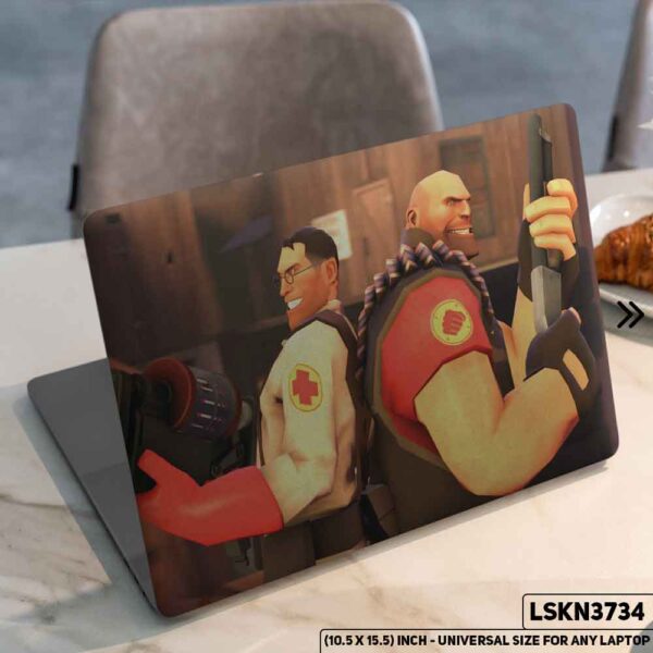 Digital Character Illustration Matte Finished Removable Waterproof Laptop Sticker & Laptop Skin (Including FREE Accessories) - LSKN3734 - DDecorator
