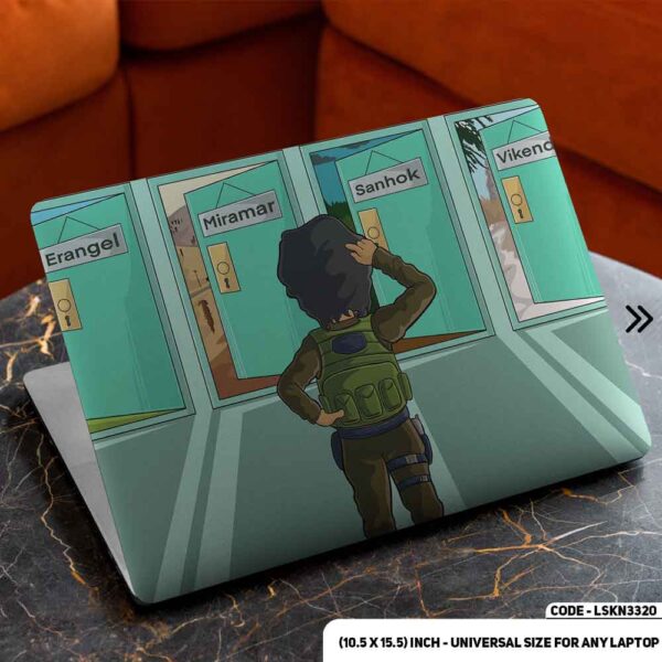 Digital Fantacy Anime Digital Cartoon Art Illustration Matte Finished Removable Waterproof Laptop Sticker & Laptop Skin (Including FREE Accessories) - LSKN3320 - DDecorator
