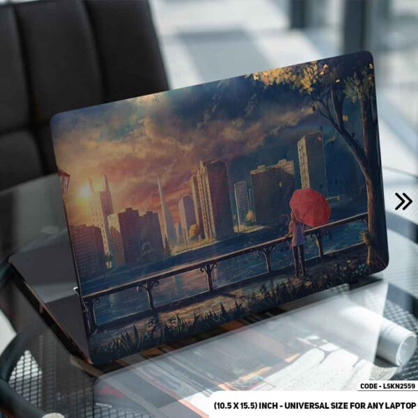 Fantasy Anime Couple Illustration Matte Finished Removable Waterproof Laptop Sticker & Laptop Skin (Including FREE Accessories) - LSKN2559 - DDecorator