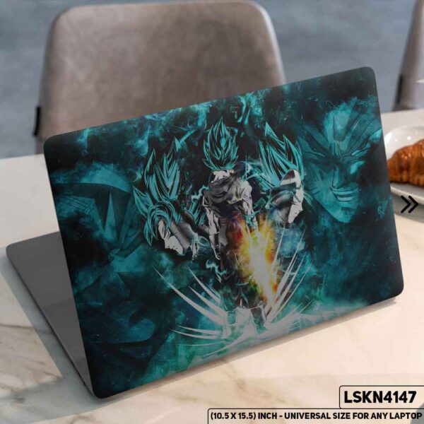 Dragon Ball Z Z Warriors Goku Matte Finished Removable Waterproof Laptop Sticker & Laptop Skin (Including FREE Accessories) - LSKN4147 - DDecorator