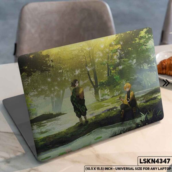 Demon Slayer: Kimetsu no Yaiba Matte Finished Removable Waterproof Laptop Sticker & Laptop Skin (Including FREE Accessories) - LSKN4347 - DDecorator