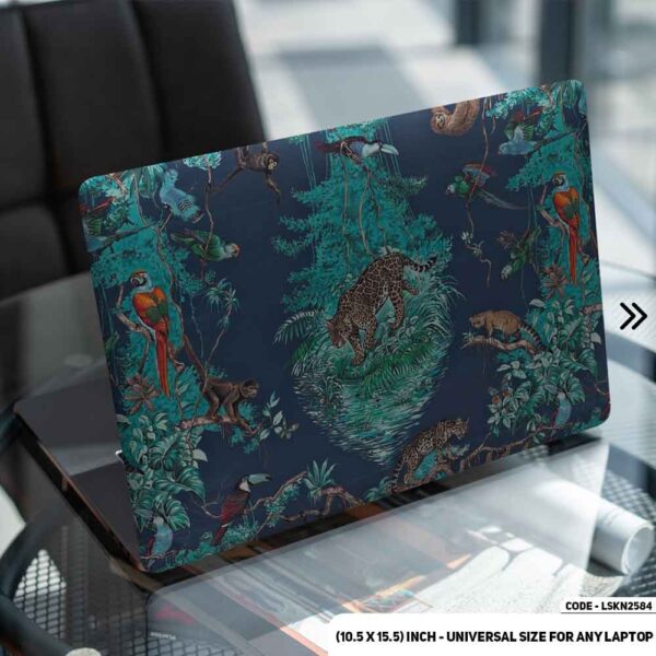Luxury Brand Iconic Tiger Pattern Matte Finished Removable Waterproof Laptop Sticker & Laptop Skin (Including FREE Accessories) - LSKN2584 - DDecorator